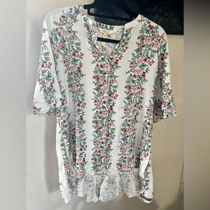 Matilda Jane button down floral size medium